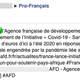 Translation: #Africa – The French Development Agency announces the launch of the initiative “Covid-19 – Health in Common,” of €1.2 billion by summer 2020, in response to the global health crisis caused by the Covid-19 pandemic.